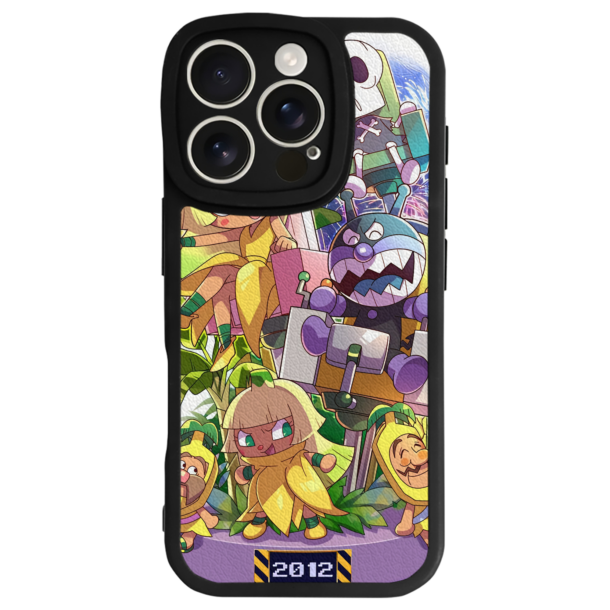 （画像用） アンパンマン Anpanman 【iPhone 16シリーズ対応】シリコンスマホケース（レザー調） 材質：シリコン